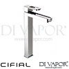 Cifial 32401SMK Cudo Open Tall Mono Basin Mixer Smoked Spout Spare Parts