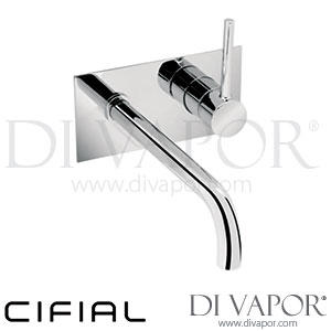Cifial 32402MI Techno Mini Round 2H Wall Basin Mixer Tap Spare Parts