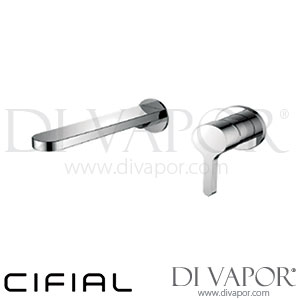 Cifial 32402SB-625 Style L 20B Single Lever Wall-Mounted Washbasin Tap with Drainer 2F Spare Parts