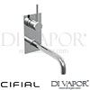 Cifial 32403MI Mini Round 2h Vertical Wall Basin Mixer Tap Spare Parts