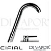 Cifial Techno 465 Techno C3 2F Single Lever Washbasin Tap Spare Parts