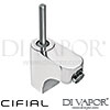 Cifial M3 Single Lever Bidet Joystick Sandblasted Snthracite Handle X45 Spare Parts