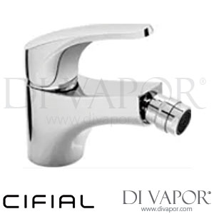 Cifial 32410NP-625 Style Nova Podium Single Lever Bidet Mixer with Clic Clac Spare Parts