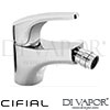 Cifial Style Nova Podium Single Lever Bidet Mixer Clic Clac Spare Parts