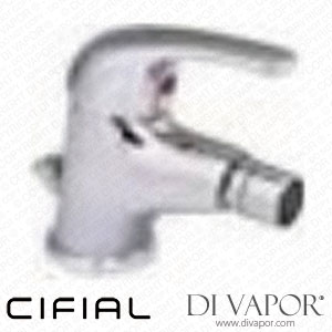 Cifial 32410NQ-625 Style Nova Golfe 40 Single Lever Bidet Mixer with Pop Waste Spare Parts