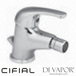 Cifial 32410NT-625 Style Nova Golfe 35 Single Lever Bidet Mixer with Pop Waste Spare Parts