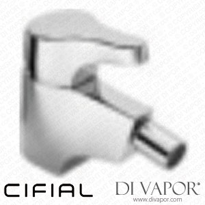 Cifial 32410SH-625 Style Squash Single Lever Bidet Mixer with Clic-Clac Spare Parts