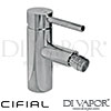 Cifial Techno 465 Single Lever Bidet Straight 1F Spare Parts