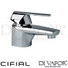 Cifial 32420SY Techno 65 Mono Bath Filler Spare Parts
