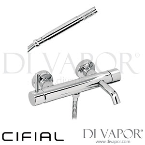 Cifial 32420TT Mini Round 2 Hole Wall Manual Bath Shower Mixer Spare Parts