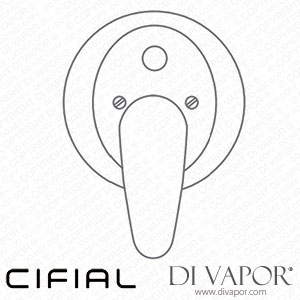 Cifial 32421IM Image Concealed Bath Shower Valve Spare Parts