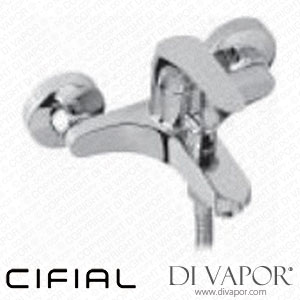 Cifial 32422IM-625 Style Nova Image 2 Hole Wall Mounted Bath Shower Mixer with Hand Shower Spare Parts