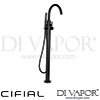 Cifial 32422TH Technovation 465 Chrome Black Single Leg Floor Bath Shower Mixer Spare Part
