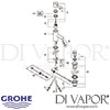 Grohe Essence Single-Lever Basin Mixer S-Size Spares