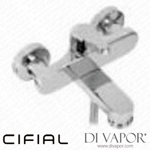 Cifial 32425SH-625 Style Squash 2 Hole Wall Mounted Bath Shower Mixer Spare Parts