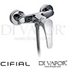 Cifial Optimal Single Lever Exposed Wall Shower Hand Shower 2F Spare Parts