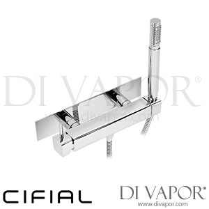 Cifial 32430QD Mini Square 2 Hole Wall Shower Mixer Spare Parts