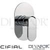 Cifial 32431EM Emmie Chrome Black Concealed Manual Mixer Spare Parts