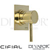 Cifial 32431MI-X11 PVD X11 Concealed Manual Mixer Shower Spare Parts