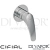 Cifial 32433NP Podium Concealed Manual Mixer Spare Parts