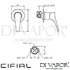 Cifial Optimal Built-In Shower Mixer Dimensions