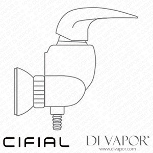 Cifial 32435BL Berlin Wall Mounted Shower Mixer Spare Parts