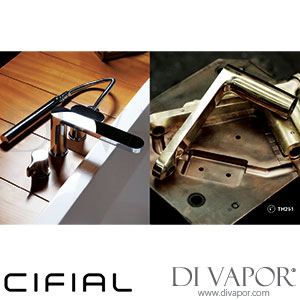 Cifial 32435HP-625 Single Lever Exposed Wall Tap with Hospital Handle + Manual Shower Spare Parts