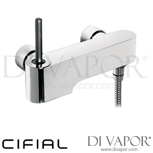 Cifial 32435M0XXXX M3 Single Lever Joystick Shower Handle Shot-Blasted Anthracite Handle X45 Spare Parts