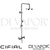 Cifial Optimal Single Lever Exposed Wall Shower Fixed Shower Spare Parts