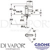 Grohe 32439000 Mixer Spare Diagram