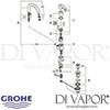 Grohe Eurostyle Single-Lever Basin Mixer L-Size Spares