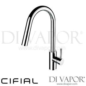 Cifial 32463TH KT03 Kitchen Tap with Extendable Spray and Swivel Spout Spare Parts