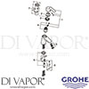 Grohe 3246720L Mixer Spare Diagram