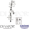 Grohe 3246920E Mixer Spare Diagram