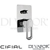 Cifial 32470CUO Cudo Open Concealed Manual Bath Shower Mixer Spare Parts