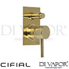 Cifial 32470MI-X11 PVD X11 Concealed Manual Bath Shower Mixer Tap Spare Parts