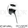 Cifial Optimal Single Lever Wall-Mounted Bath Shower Mixer Spare Parts