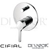 Cifial Style L 20B Single Lever Wall-Mounted Bath Shower Spare Parts