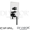 Cifial Techno 465 Single Lever Wall-Mounted Bath Shower Spare Parts