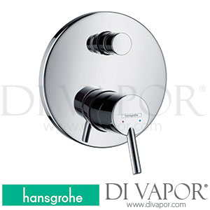 Hansgrohe 32475000 Talis S Single Lever Bath Mixer for Concealed Installation for Ibox Universal 01/08 - 12/15 Spare Parts