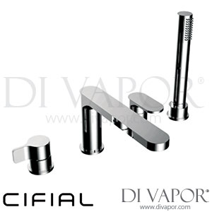 Cifial 32480T2 Techno TH250 3 Hole Deck Bath Shower Mixer Spare Parts