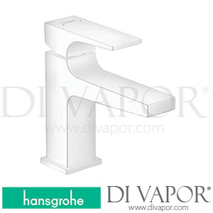 Hansgrohe 32500700 Metropol Single Lever Basin Mixer 100 with Lever Handle for Hand Washbasins with Push-Open Waste Set >11/19 Spare Parts