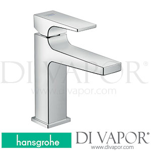 Hansgrohe 32501000 Metropol Pillar Tap 100 with Lever Handle for Cold Water Or Pre-Adjusted Water without Waste Set >04/17 Spare Parts