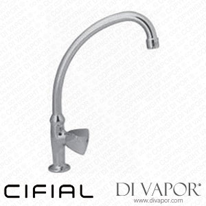Cifial 32506CP-625 Oliva 1 Pillar Tap with Swivel Spout Spare Parts