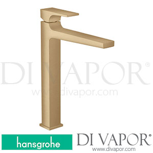 Hansgrohe 32512140 Metropol Single Lever Basin Mixer 260 with Lever Handle for Wash Bowls with Push-Open Waste Set >04/20 Spare Parts