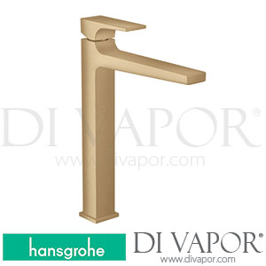 Hansgrohe 32512147 Metropol Single Lever Basin Mixer 260 with Lever Handle for Wash Bowls with Push-Open Waste Set >04/20 Spare Parts