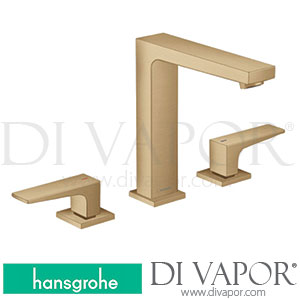 Hansgrohe 32517147 Metropol 3-Hole Basin Mixer 160 with Pop-Up Waste Set >03/20 Spare Parts