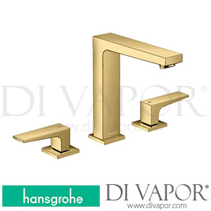 Hansgrohe 32517997 Metropol 3-Hole Basin Mixer 160 with Pop-Up Waste Set >03/20 Spare Parts