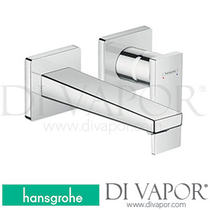 Hansgrohe 32525000 Metropol Single Lever Basin Mixer for Concealed Installation Wall-Mounted with Lever Handle and Spout 16,5 Cm >04/17 Spare Parts