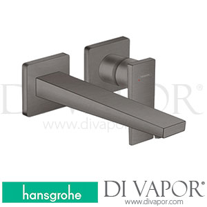 Hansgrohe 32529349 Metropol Single Lever Basin Mixer for Concealed Installation Wall-Mounted with Lever Handle and Spout 22.5 Cm 2 Ticks >04/20 Spare Parts